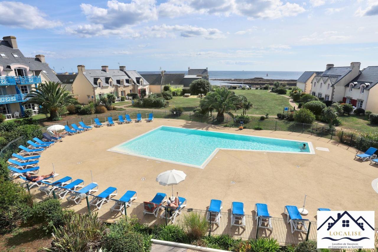 LocaLise au Guilvinec - A22 - Belle vue sur la mer, la piscine et le jardin - Tout à pied, plages, port, centre, commerces, marché - Wifi inclus - Animaux bienvenus - Linge de lit inclus Exterior foto