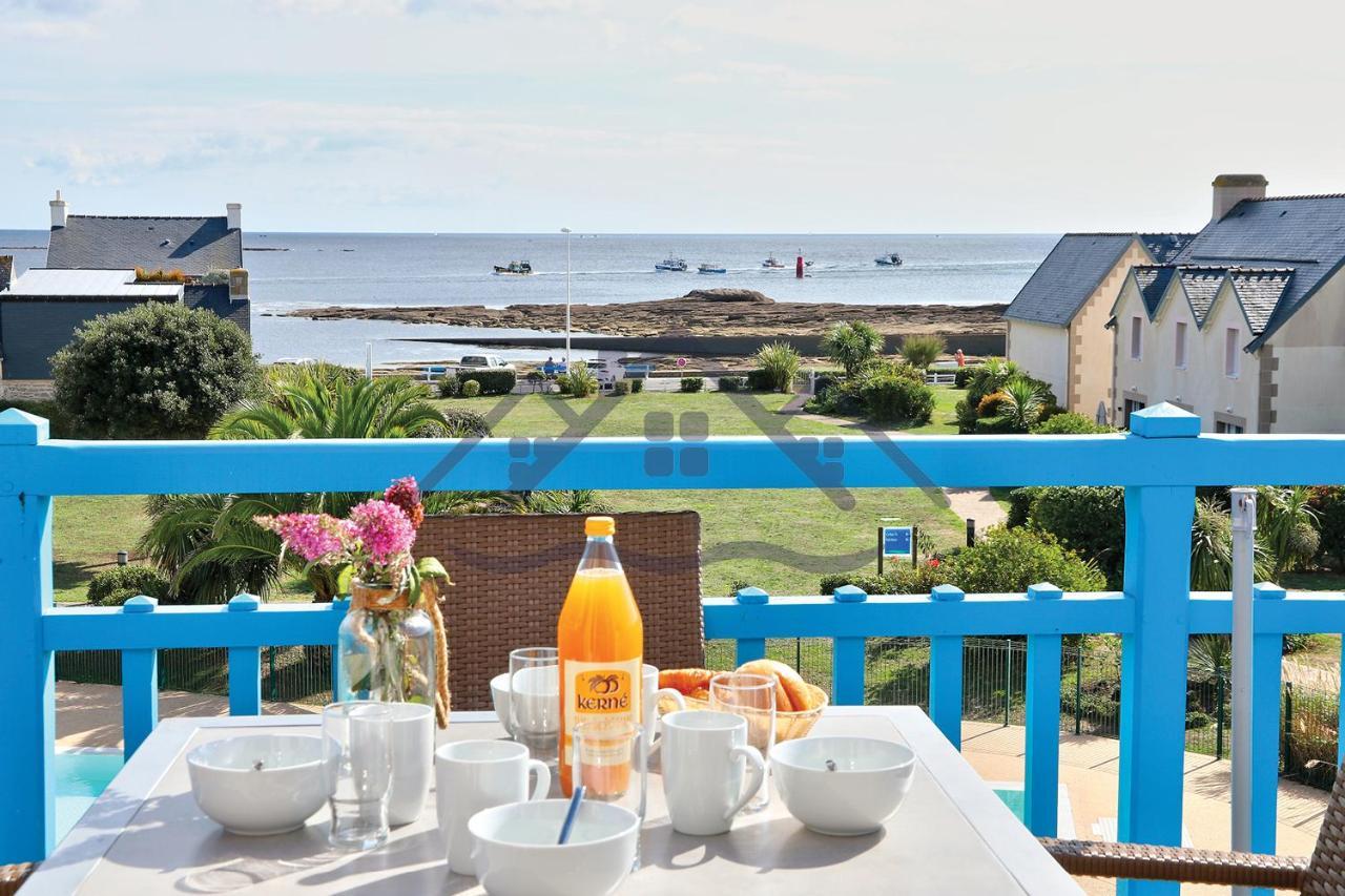 LocaLise au Guilvinec - A22 - Belle vue sur la mer, la piscine et le jardin - Tout à pied, plages, port, centre, commerces, marché - Wifi inclus - Animaux bienvenus - Linge de lit inclus Exterior foto
